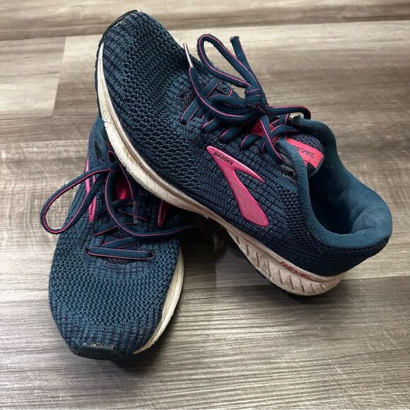 Brooks Women's Revel 3 Running Shoes blue navy size 8 - Picture 1 of 12